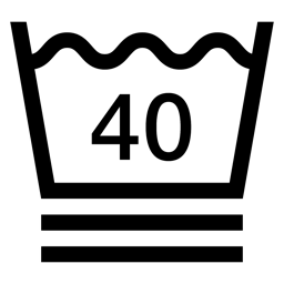 Washing: 40 °C delicates/wool wash Washing: 40 °C delicates/wool wash